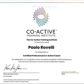 Being aware of yourself and the impact you have on others, being able to strengthen professional and personal relationships also in the most complex situations. Being conscious of your potential and able to express it at the highest level, using your purpose as the engine of your personal and professional growth and evolution, a dream that becomes reality every day!
This is the purpose of my coaching to inspire, strengthen and empower!

I am a Professional Certified Coach PCC from the International Coaching Federation ICF and studied coaching within the Co-Active Training Institute, where I had the chance to meet with the founders.

I partner with leaders and teams to generate a climate of new possibilities through boosting confidence, motivation and collaboration.