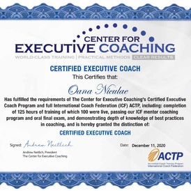 The key words for my coaching practice are Leadership & Motivation, two amazing powers, and my approach to any challenge that my partners face is holistic, that means any step forward and no matter the objective, your life system will benefit from your thriving.

My intention is to become a strategic partner for entrepreneurs, managers & team leaders and help them achieve desired goals. I am committed to create authentic growing spaces, providing education, guidance, structure, trust when needed and personal leadership development stages support, from personal life strategies to Leadership development to business and executive coaching, for them to achieve remarkable financial results, but also a harmonious and fulfilled lifestyle.